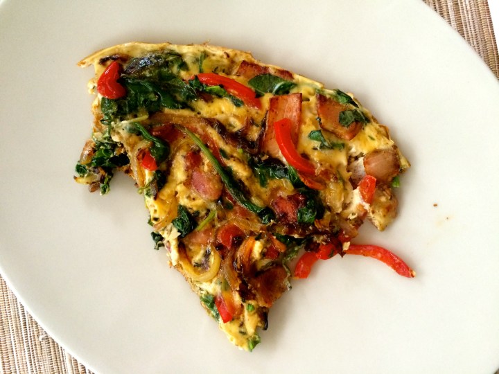 Herb-bacon-frittata