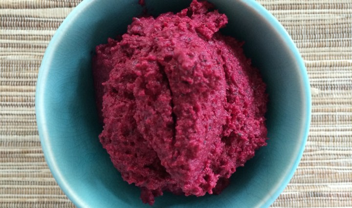 Beetroot-lime-dip